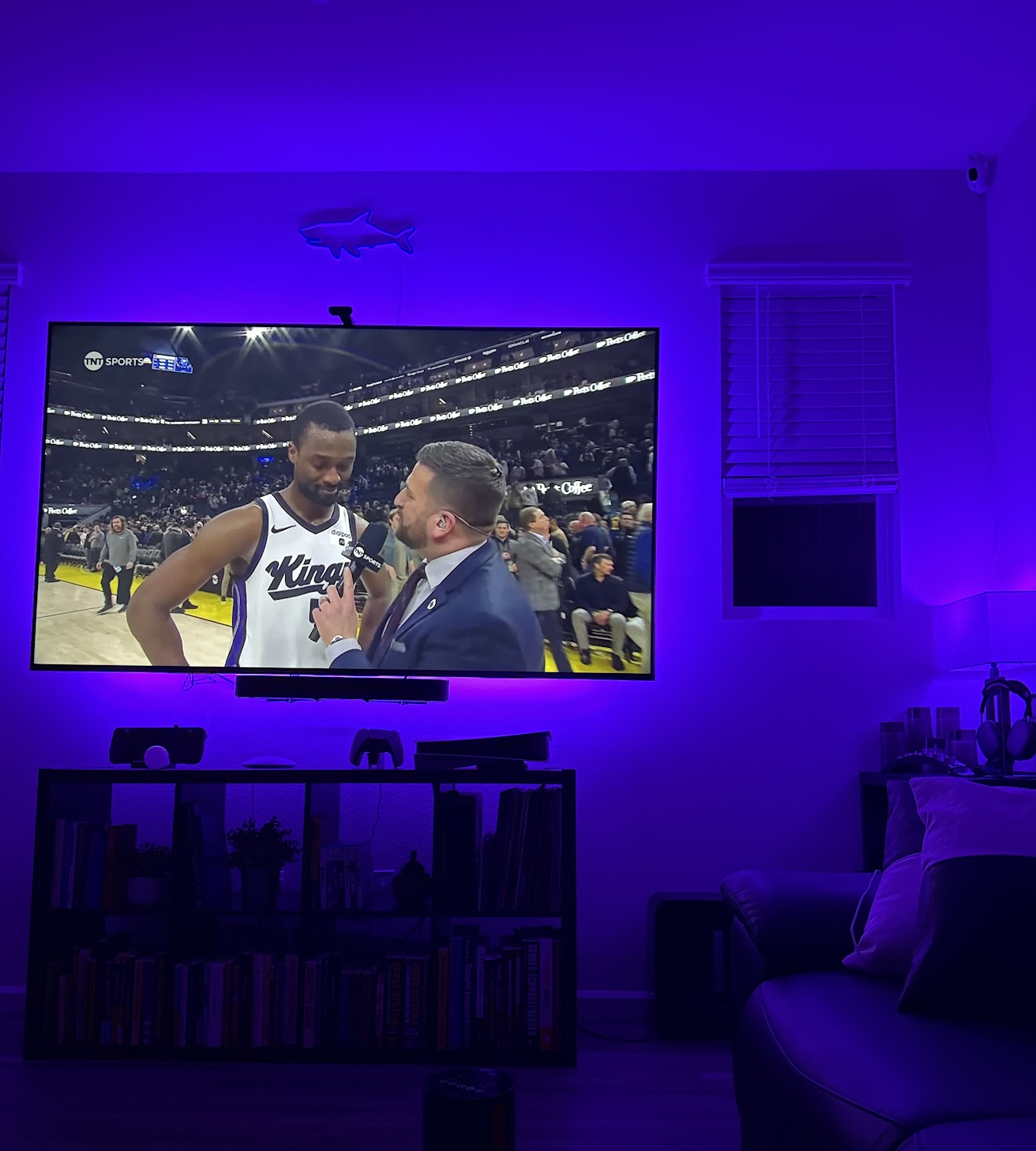 Watching Kings with the beam on